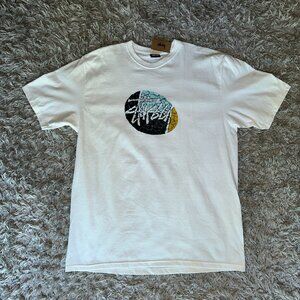 Stussy Mosaic Tee White Size Large